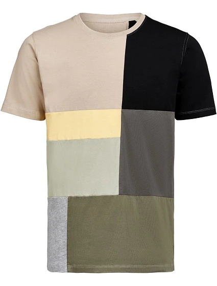 Untagged Movement OCS T-Shirt Combo Tričko z těžké bavlny "Color Block" 66.ZF01 multicolour Untagged Movement OCS T-Shirt Combo Tričko z těžké bavlny "Color Block" 66.ZF01 multicolour