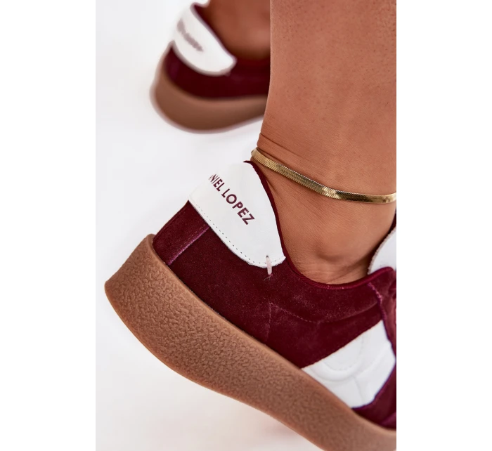 Semišové Sneakersy Dámské model 21703309 - Daniel Lopez Just Dare Semišové Sneakersy Dámské model 21703309 - Daniel Lopez Just Dare