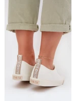 Dámské tenisky z eko kůže Big Star TT274023 Bílé Dámské tenisky z eko kůže Big Star TT274023 Bílé