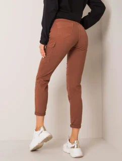 Kalhoty model 18650570 hnědé - FPrice