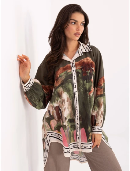 Koszula IT KS model 21393087 khaki - FPrice