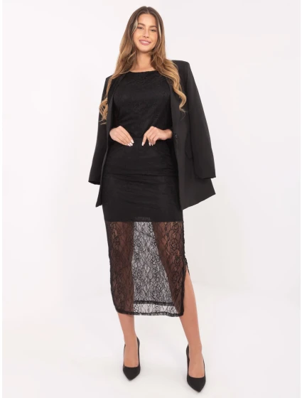 Spódnica MI SD model 21480307 czarny - FPrice Spódnica MI SD model 21480307 czarny - FPrice