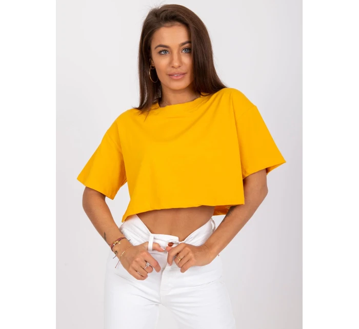 Tričko RV TS model 17009701 světle oranžová - FPrice Tričko RV TS model 17009701 světle oranžová - FPrice