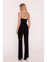 S418 Kalhoty s laclem - černé