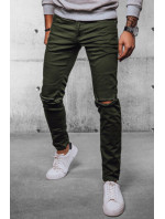 Pánské zelené džínové kalhoty Dstreet UX4086