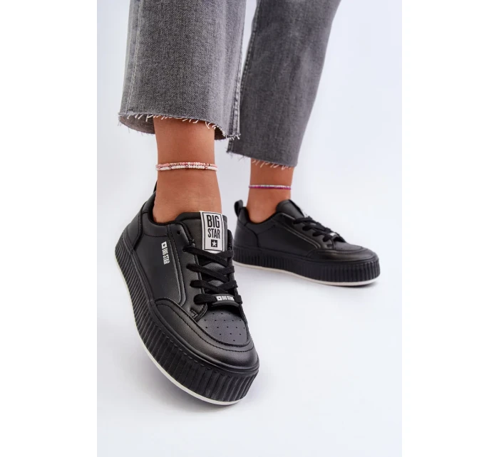 Dámské Tenisky na platformě Big Star Černá Dámské Tenisky na platformě Big Star Černá