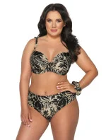 Dámská plavková podprsenka SK-184 černo-béžová - AVA