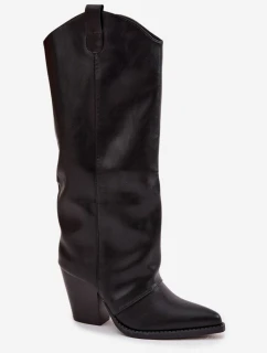 Kozačky na podpatku  model 219856 Step in style