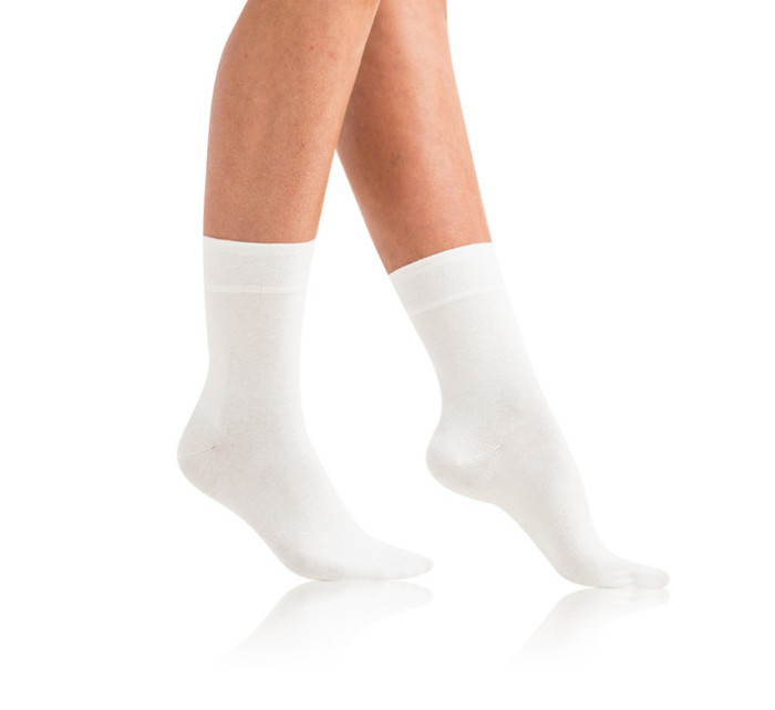 Dámské bavlněné ponožky COTTON MAXX LADIES SOCKS - BELLINDA - bílá