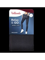 Dámské tregíny RELAX & GO JEANS TREGGINGS - BELLINDA - černá