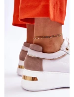 Dámská kožená sportovní obuv na platformě model 21613279 - Boto Dámská kožená sportovní obuv na platformě model 21613279 - Boto