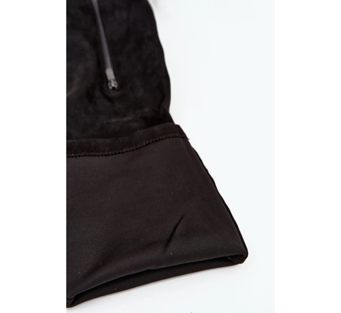 Kozačky na podpatku a platformě za koleno černé model 21744723 - Boto