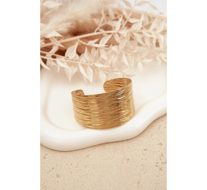 Dámský náramek ze nerezové oceli Zlatý Dámský náramek ze nerezové oceli Zlatý