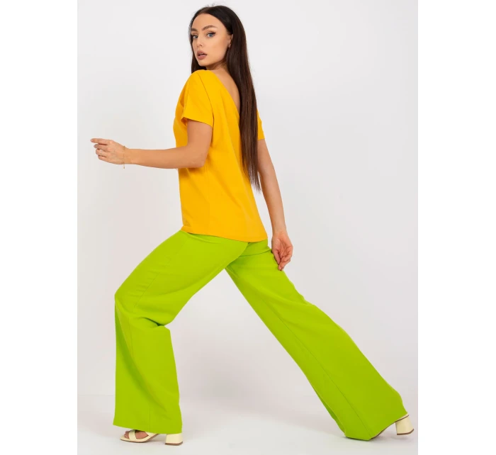 Tričko RV TS 4662.86 tmavě žlutá