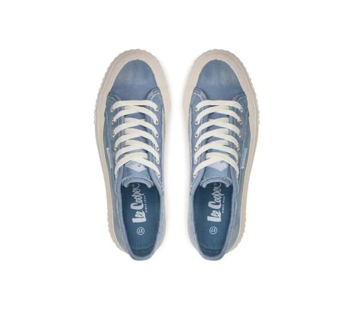 Dámské sportovní boty model 21165769 modrá s bílou - Lee Cooper