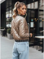 Dámská prošívaná bunda camel Dstreet model 21964284 - FashionStreet