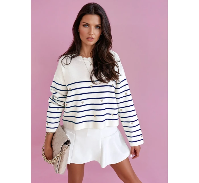 Dámský svetr modrý Dstreet model 21970678 - FashionStreet