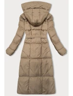 Zimowa damska kurtka z  ciemny beżowy model 21247767 - J.STYLE