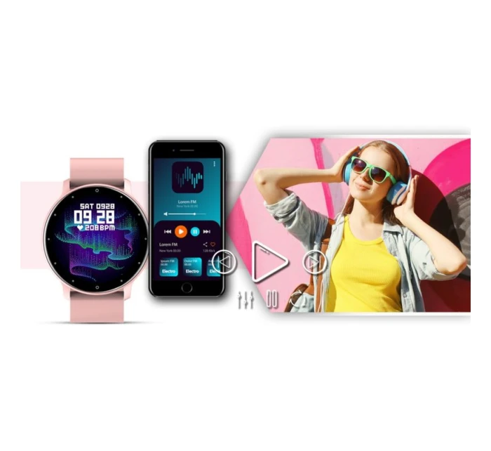 GIEWONT Pink GW120-1 Smartwatch