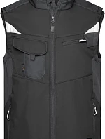 Daiber JN 845 Pracovní vesta - Strong 02.0845 black/black