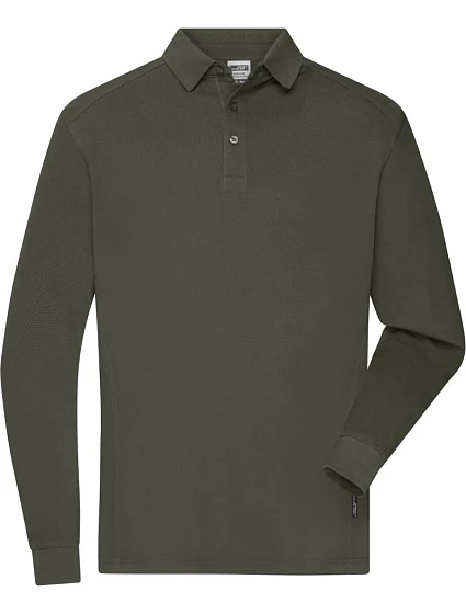 Daiber JN 1842 Pánské pracovní piqué polo s dlouhým rukávem 02.1842 olive Daiber JN 1842 Pánské pracovní piqué polo s dlouhým rukávem 02.1842 olive