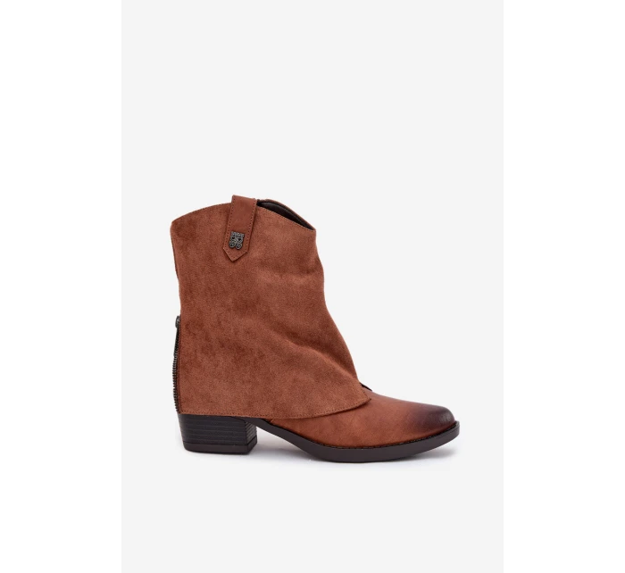 Zateplené  Boty Na Podpatku Camel model 21708405 - Boto