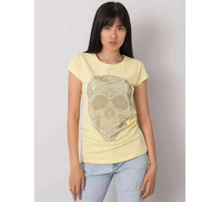 T košile EM TS ES 21 532.18 světle žlutá T košile EM TS ES 21 532.18 světle žlutá