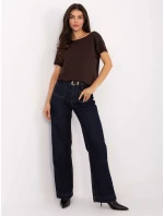 T shirt RV TS model 21730854 ciemny brązowy - FPrice T shirt RV TS model 21730854 ciemny brązowy - FPrice