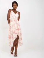 Dámské šaty SK model 18570756 světle béžové - FPrice