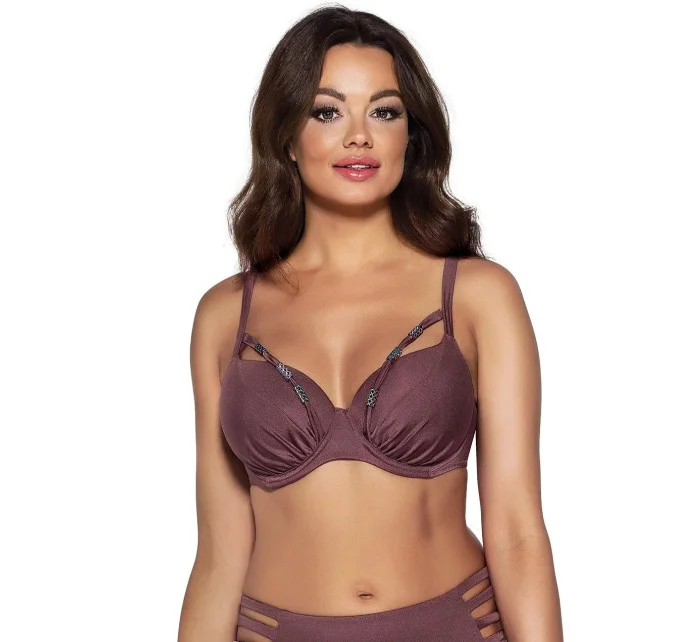 Plavková podprsenka  SK-168/2 hnědá - Ava