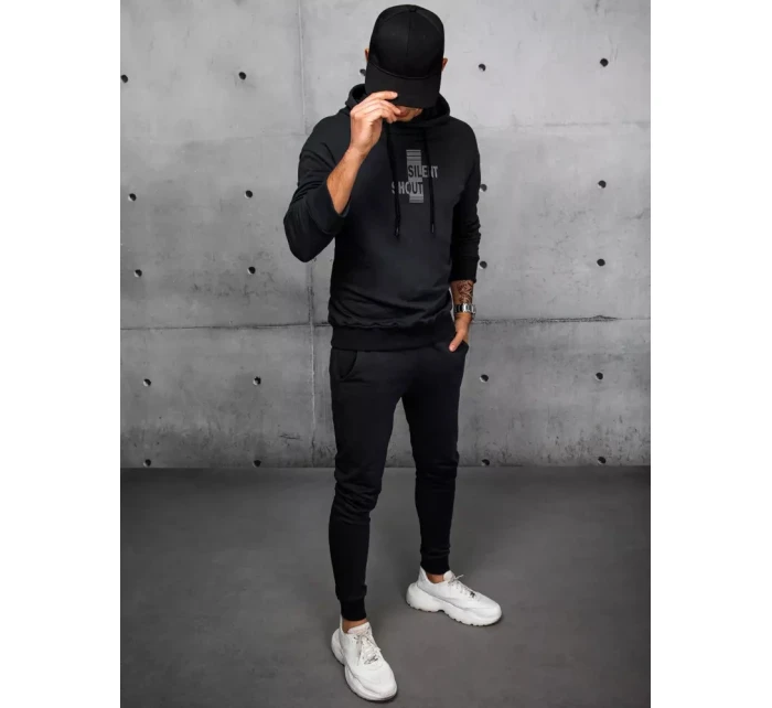 Pánské černé tepláky model 21967427 - Dstreet