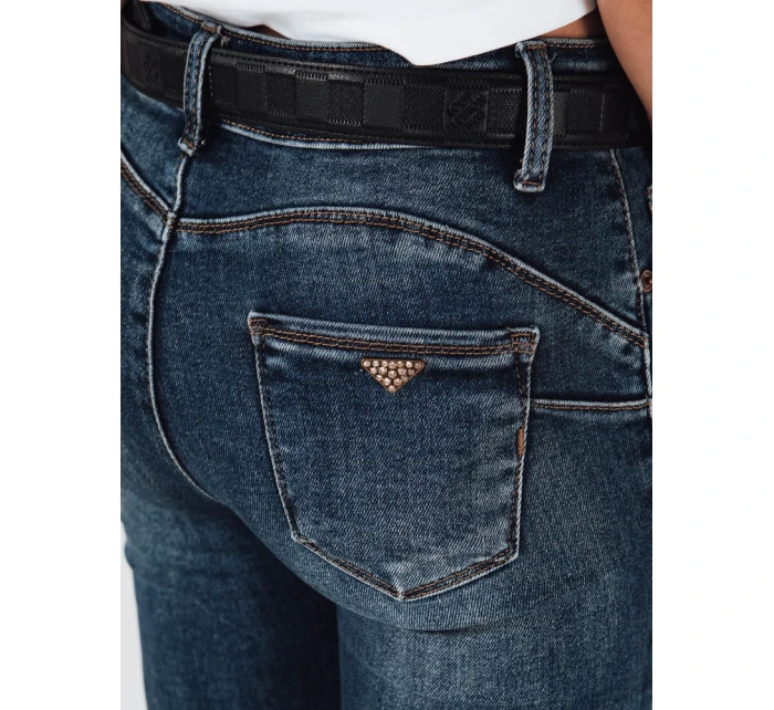 Dámské skinny džíny tmavě modré FashionStreet UY2807 Dámské skinny džíny tmavě modré FashionStreet UY2807