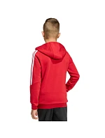 Dětská mikina adidas Tiro 26 League Sweat s kapucí na zip Red KF9101