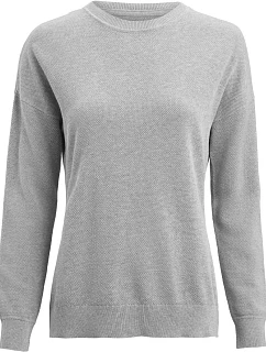 Casual Sweater Women Dámský pletený svetr  grey melange model 22460636 - James Harvest