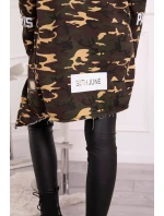 Slipová bunda khaki+béžová Slipová bunda khaki+béžová