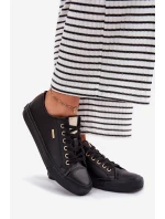 Dámské Tenisky Z Eko Kůže Big Star model 21693148 Černé - Big Star Shoes