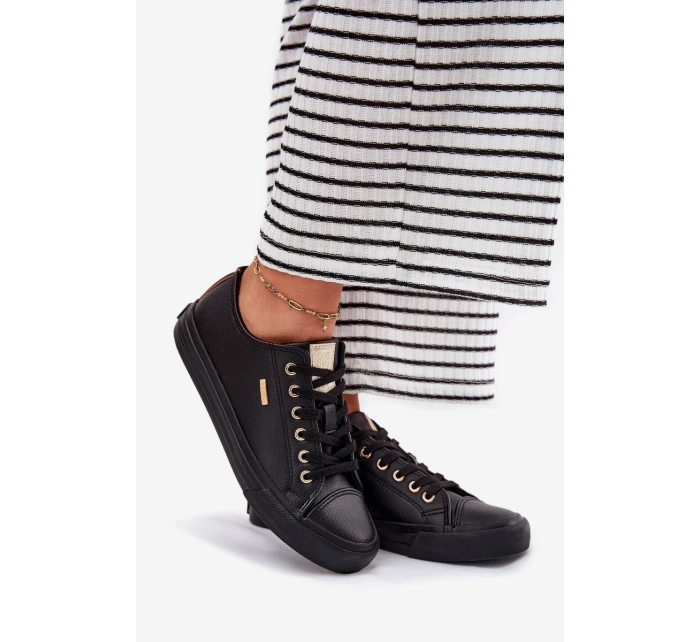 Dámské Tenisky Z Eko Kůže Big Star model 21693148 Černé - Big Star Shoes