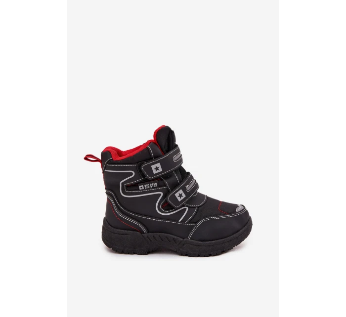 Zateplené Dětské Sněhule Trapery Big Star OO374048 Tmavě modré Zateplené Dětské Sněhule Trapery Big Star OO374048 Tmavě modré