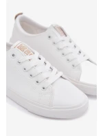 Dámské tenisky z eko kůže Big Star model 22009843 Bílé - Big Star Shoes