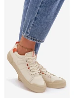 Dámské tenisky Big Star model 22100139 Memory Foam System Béžové - Big Star Shoes Dámské tenisky Big Star model 22100139 Memory Foam System Béžové - Big Star Shoes