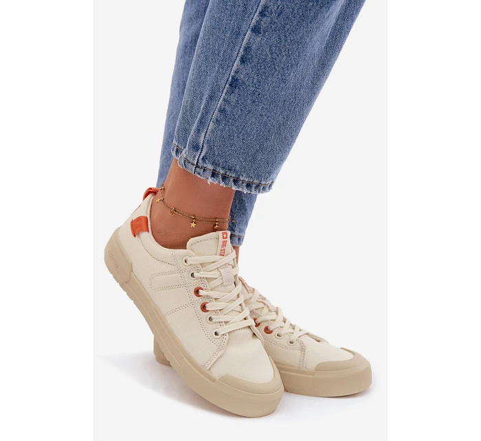 Dámské tenisky Big Star model 22100139 Memory Foam System Béžové - Big Star Shoes Dámské tenisky Big Star model 22100139 Memory Foam System Béžové - Big Star Shoes