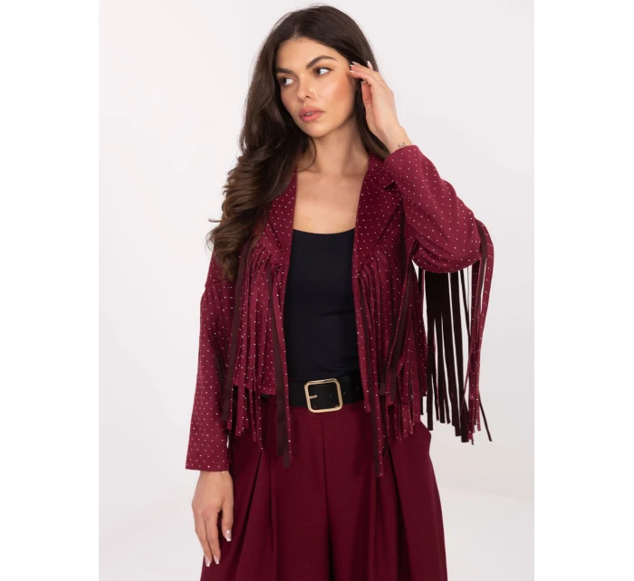 Kurtka IT KR model 21469885 bordowy - FPrice Kurtka IT KR model 21469885 bordowy - FPrice