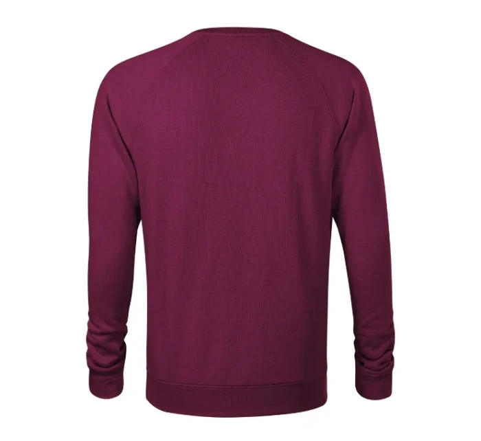 Merger mikina pánská red plum melír