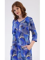 Dámské domácí šaty s tříčtvrtečním rukávem Eliza