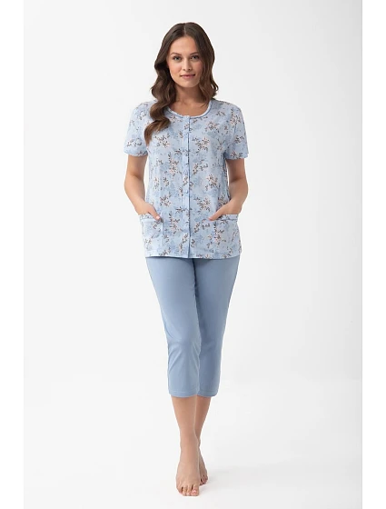 Pyžamo model 22178131 kr/r 2XL3XL L26 rozepínací - Luna Pyžamo model 22178131 kr/r 2XL3XL L26 rozepínací - Luna