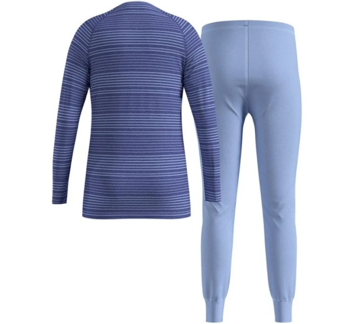 Termoprádlo - Odlo set dlouhý ACTIVE WARM SET velikost 104cm tmavě modrá