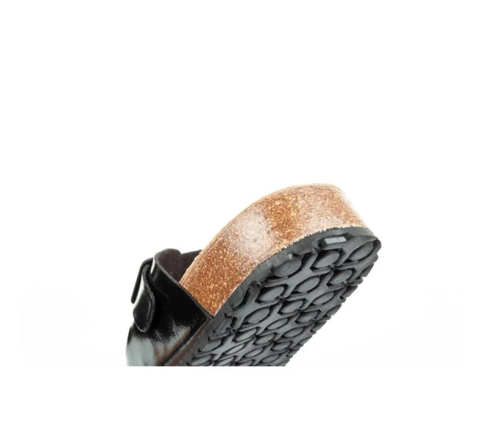 Sandály Black W pracovní žabky model 17524799 - Abeba Sandály Black W pracovní žabky model 17524799 - Abeba