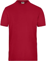 Daiber JN 1802 Pánské pracovní tričko z bio bavlny - Solid 02.1802 red