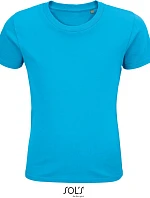 SOL'S Pioneer Kids Dětské tričko z bio bavlny 25.3578 aqua