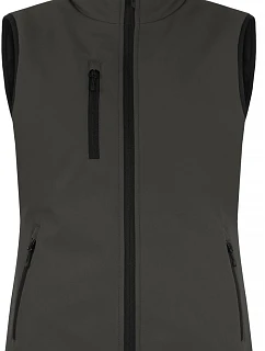 Padded Softshell Vest Women Dámská zateplená softshellová vesta model 22455045 dark grey - Clique